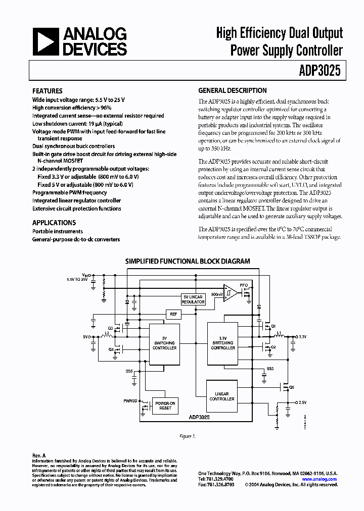 ADP3025_98910.PDF Datasheet