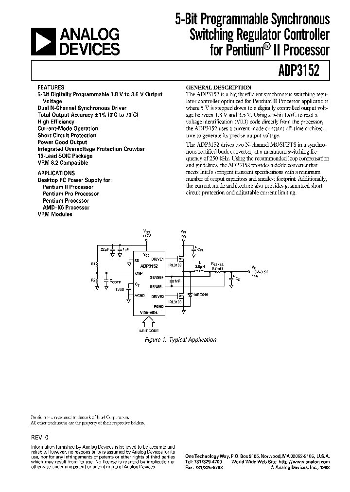 ADP3152_126260.PDF Datasheet