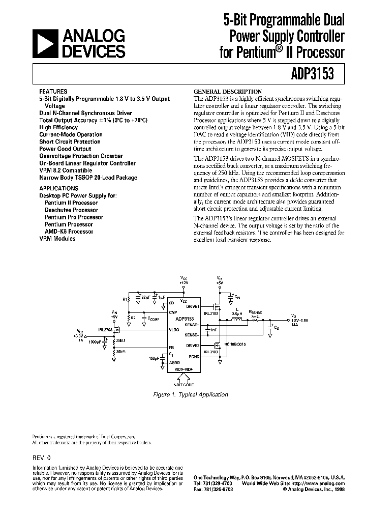 ADP3153_126262.PDF Datasheet