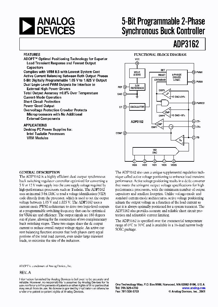 ADP3162_112024.PDF Datasheet