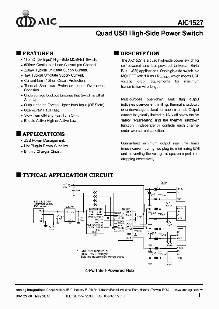 AIC1527_95570.PDF Datasheet