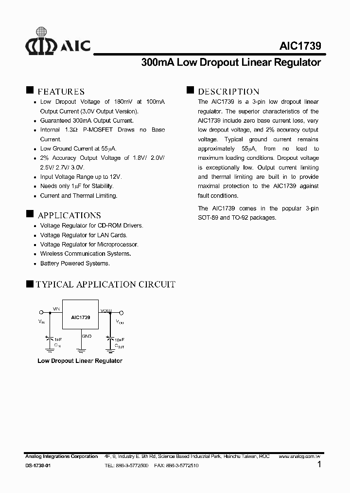 AIC1739_127449.PDF Datasheet
