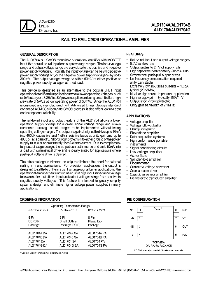 ALD1704A_157688.PDF Datasheet