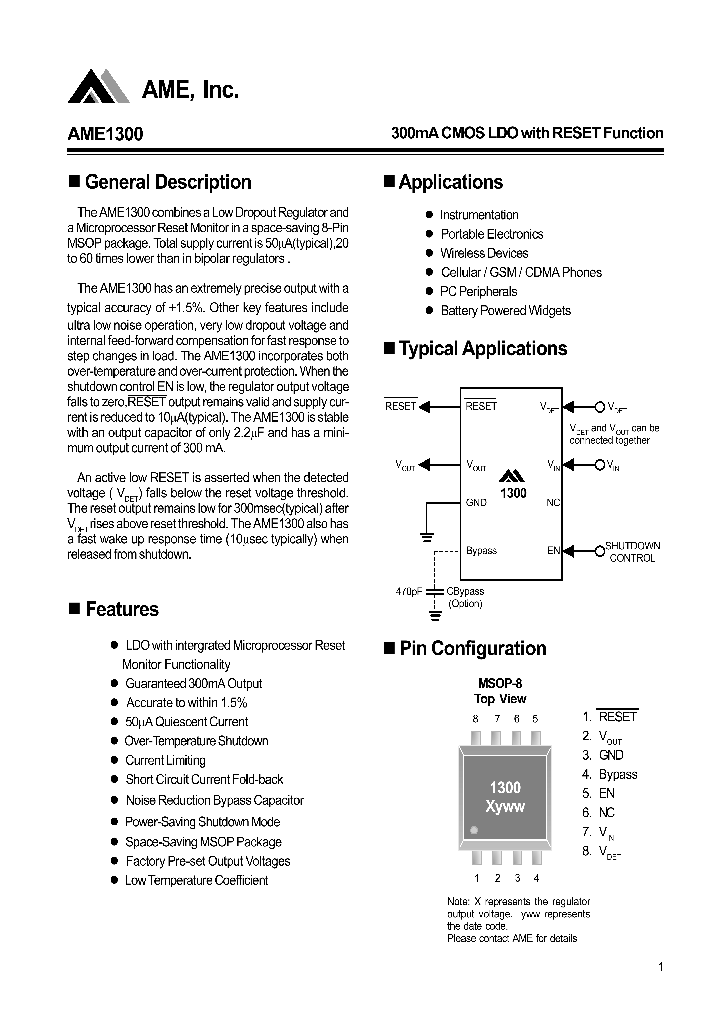 AME1300_108493.PDF Datasheet