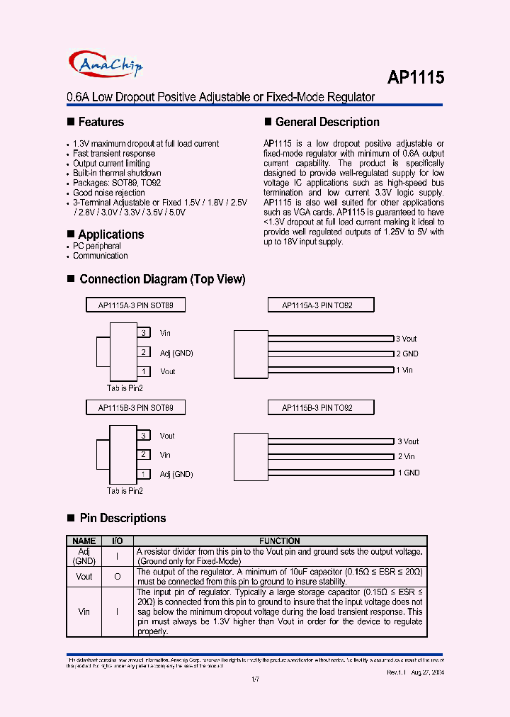 AP1115_39502.PDF Datasheet