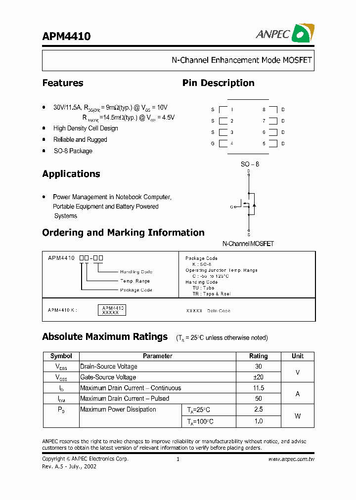 APM4410_179219.PDF Datasheet
