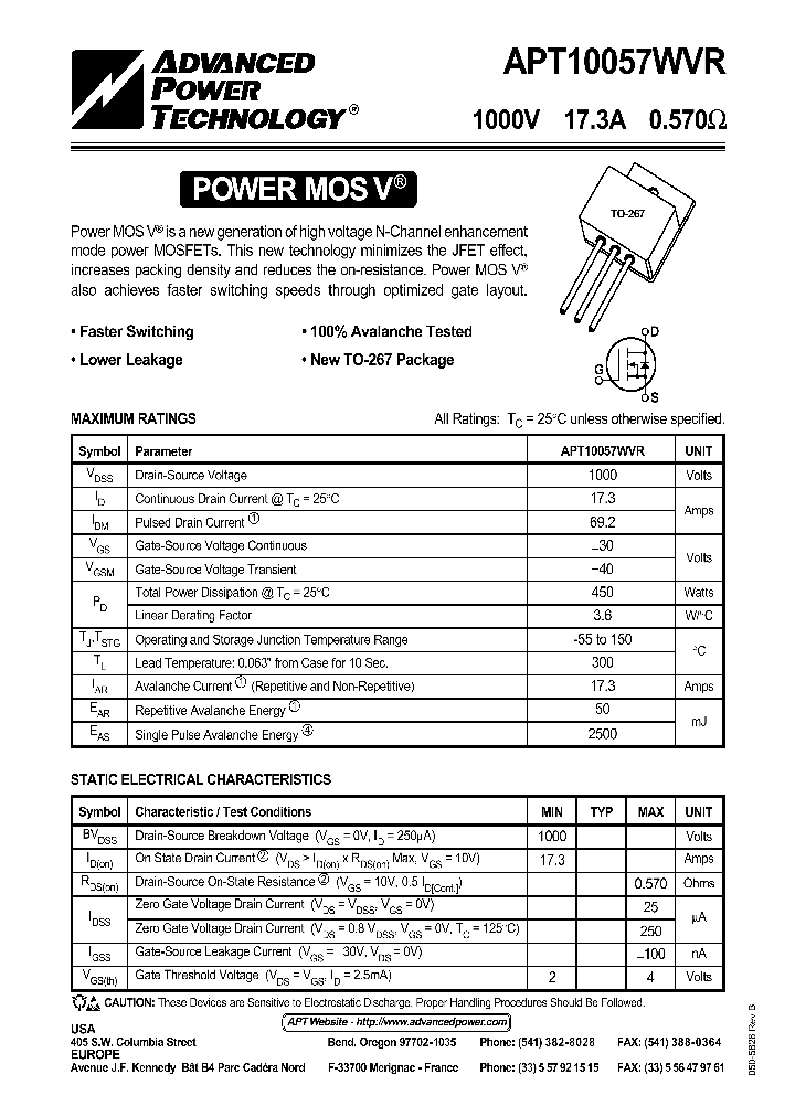 APT10057WVR_128037.PDF Datasheet