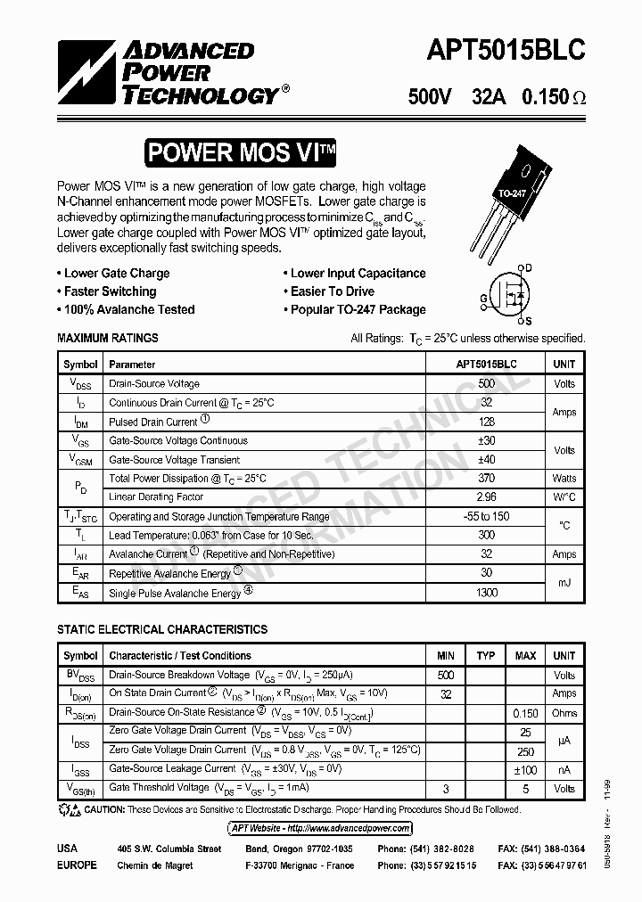 APT5015BLC_42249.PDF Datasheet