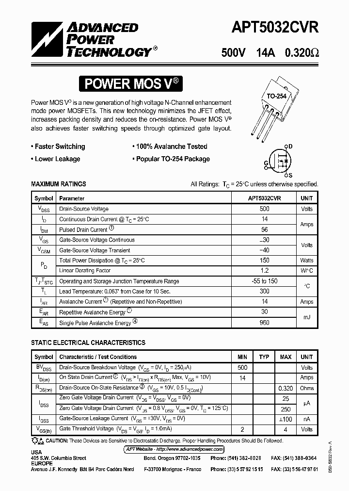 APT5032CVR_42293.PDF Datasheet