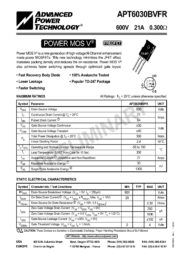 APT6030_73467.PDF Datasheet