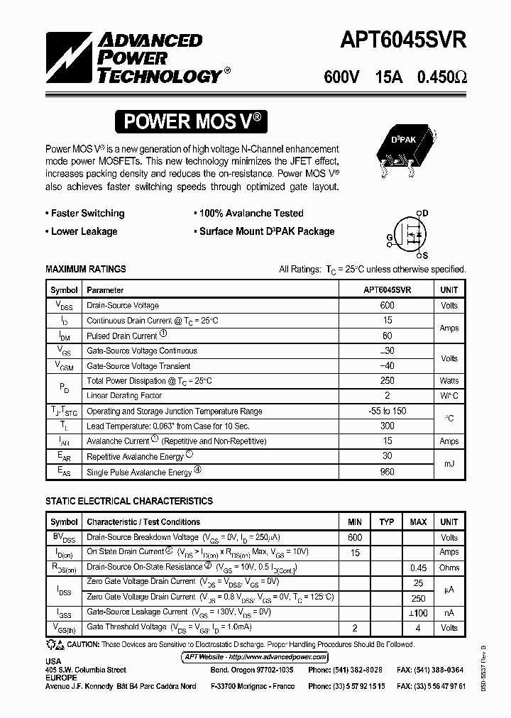 APT6045SVR_73454.PDF Datasheet