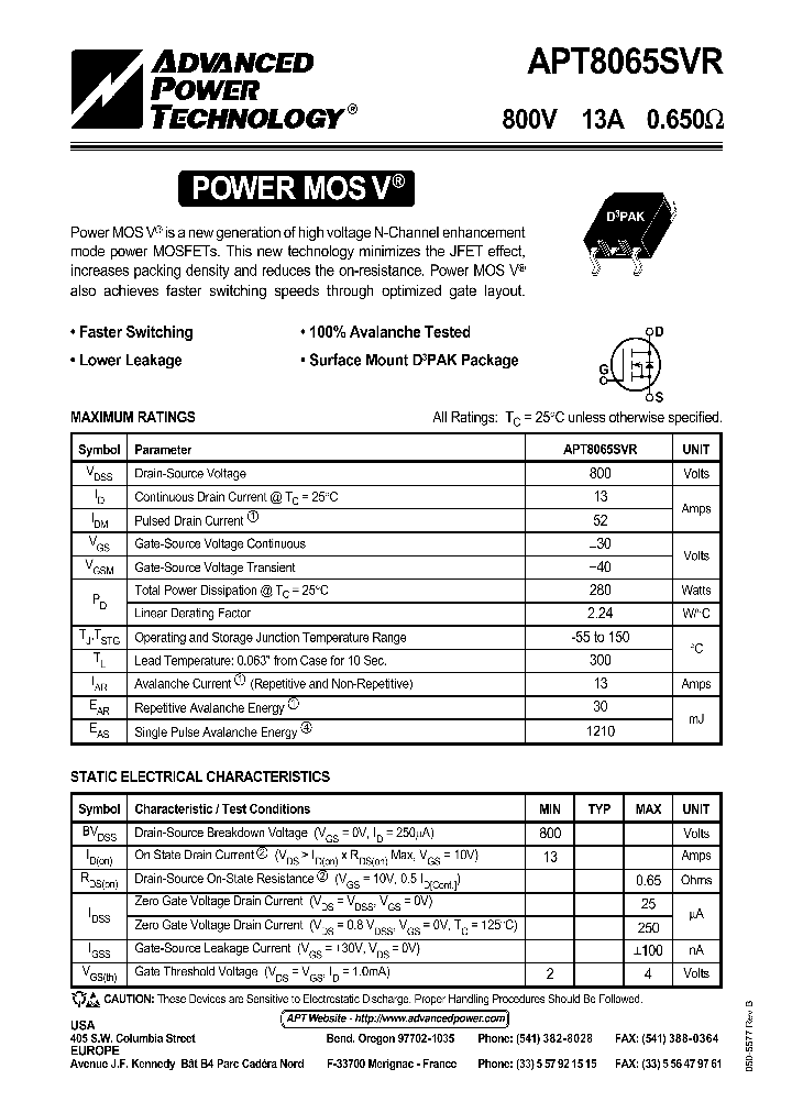 APT8065SVR_42375.PDF Datasheet