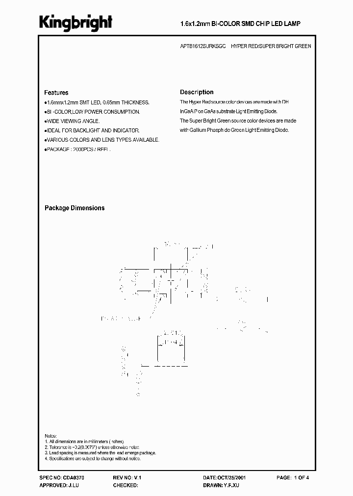 APTB1612_21491.PDF Datasheet