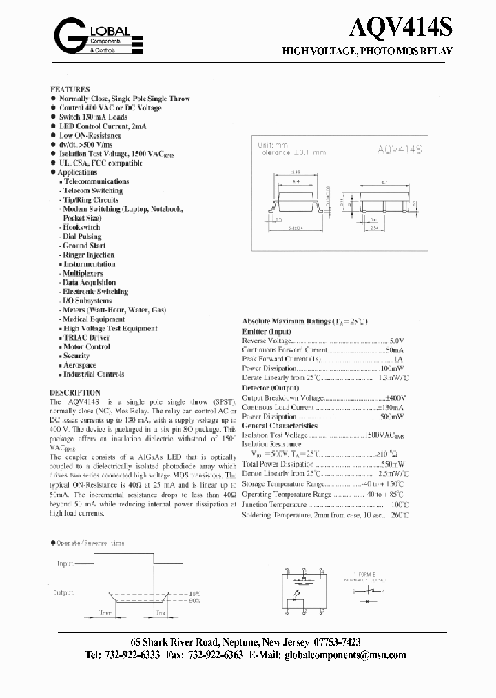AQV414S_58210.PDF Datasheet