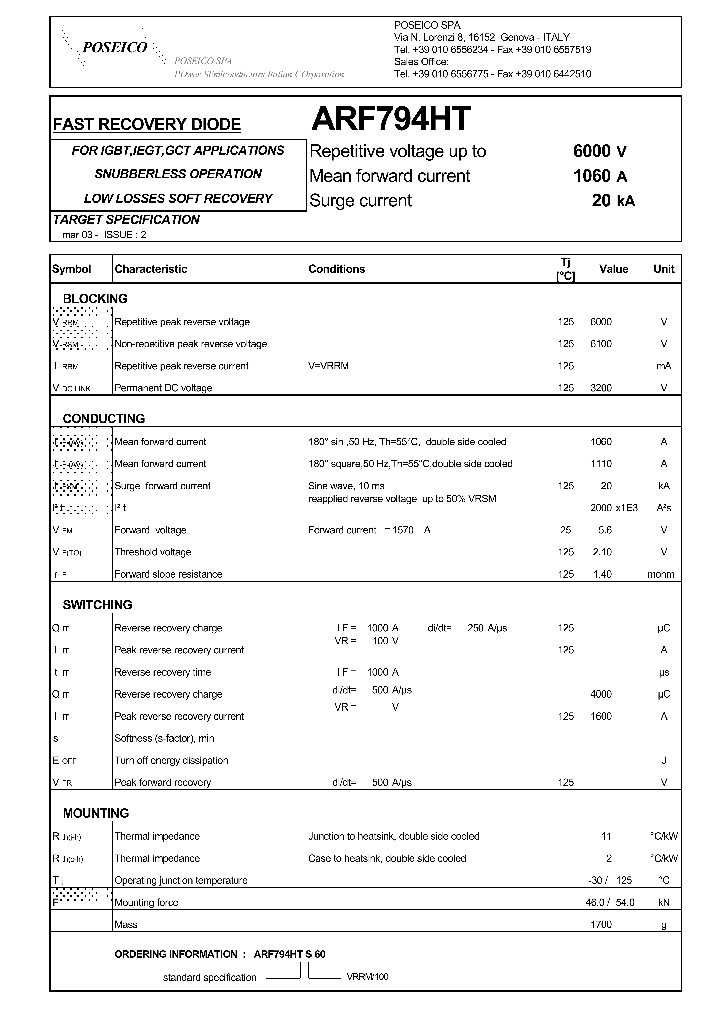 ARF794HTS60_63089.PDF Datasheet