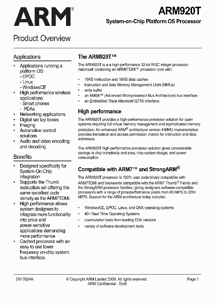 ARM920T_156040.PDF Datasheet