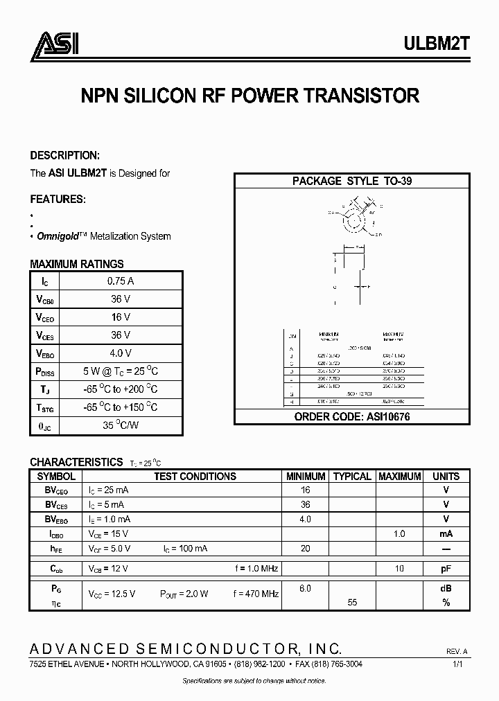 ASI10676_132806.PDF Datasheet