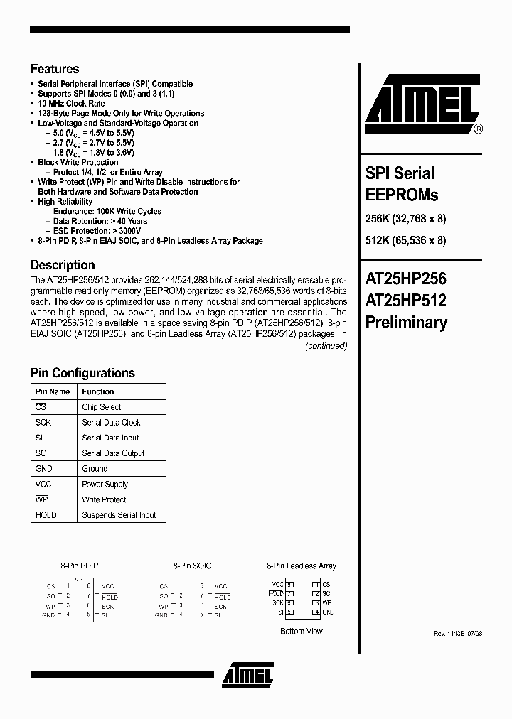 AT25HP256_150935.PDF Datasheet