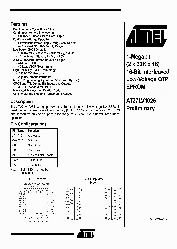 AT27LV1026_21993.PDF Datasheet