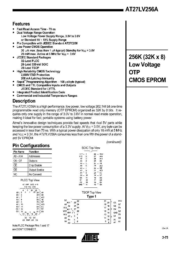 AT27LV256A_22009.PDF Datasheet
