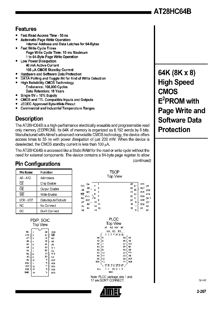 AT28HC64B_115394.PDF Datasheet