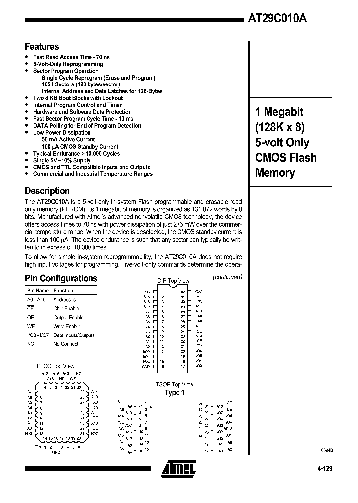 AT29C010_22044.PDF Datasheet