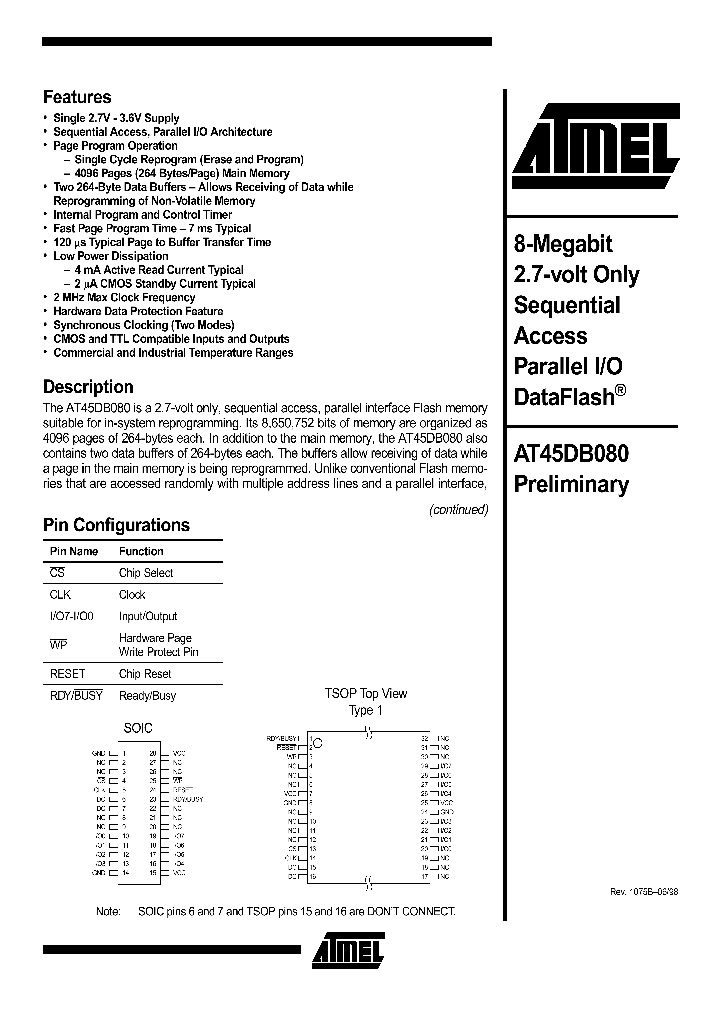 AT45DB080-RC_22159.PDF Datasheet