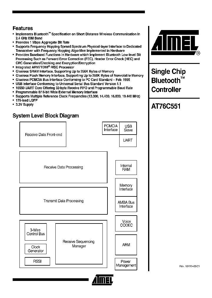 AT76C551_173103.PDF Datasheet