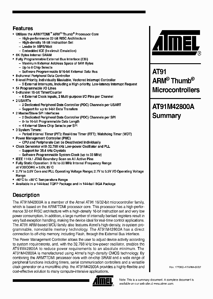 AT91M42800A_22217.PDF Datasheet