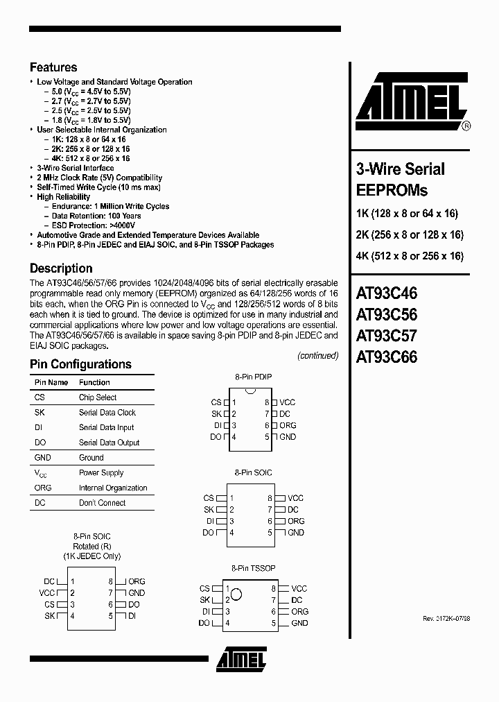 AT93C46_1971.PDF Datasheet