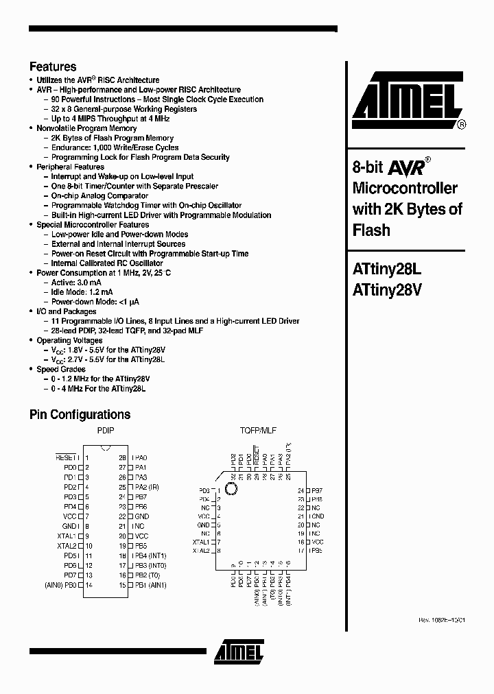 ATTINY28L_69060.PDF Datasheet
