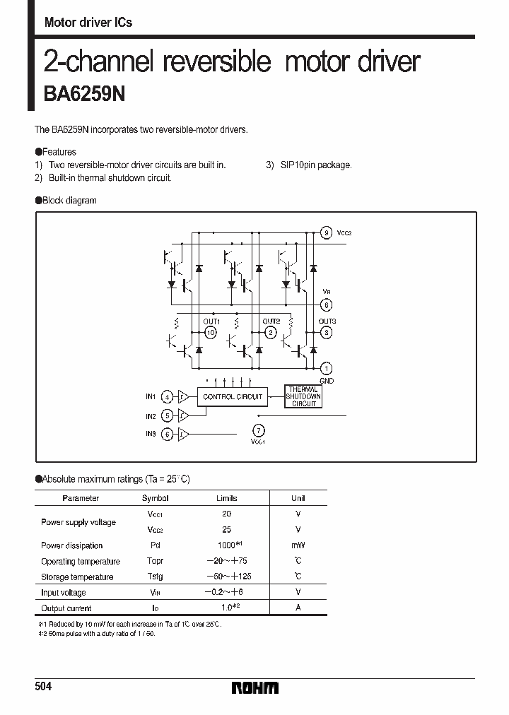BA6259_105386.PDF Datasheet