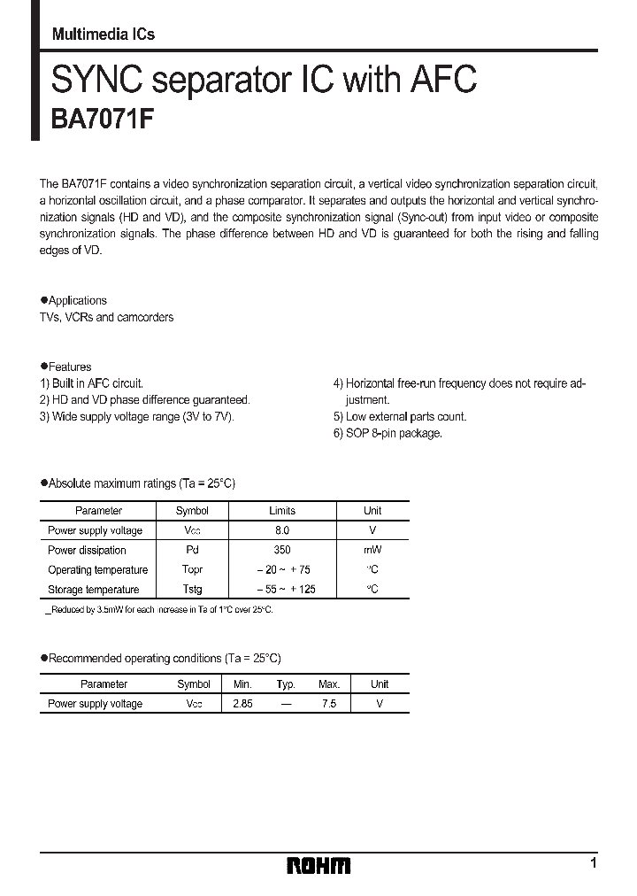 BA7071_138804.PDF Datasheet