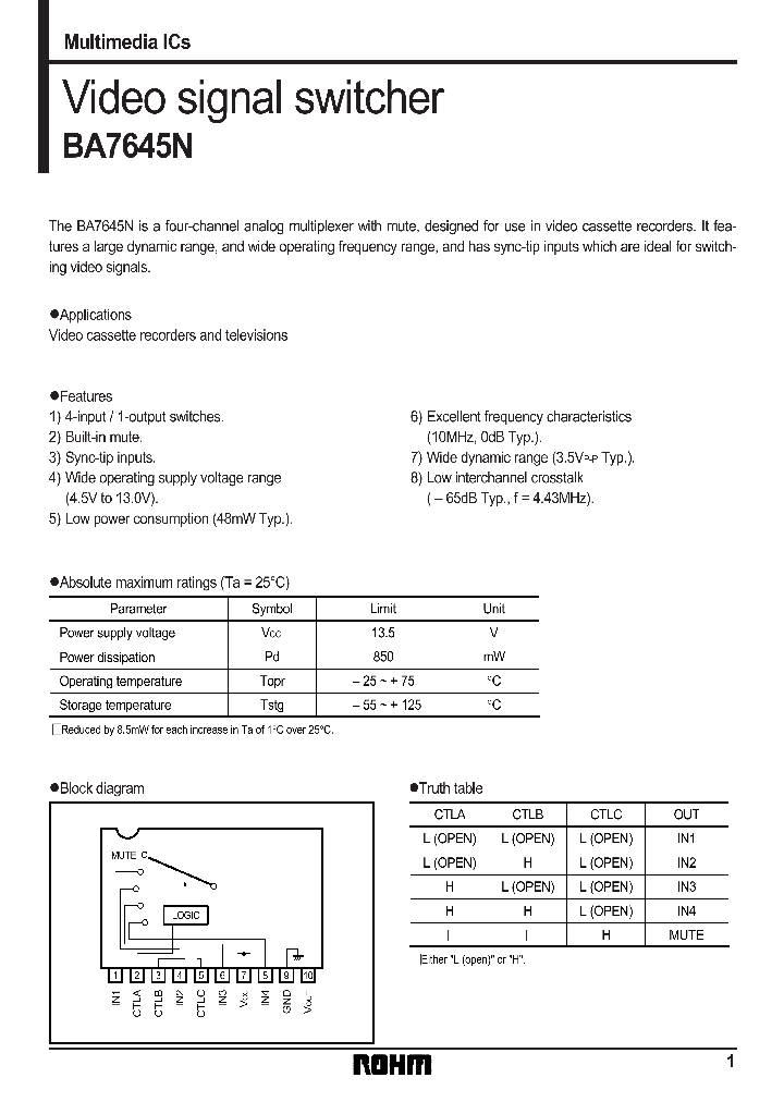 BA7645_105619.PDF Datasheet
