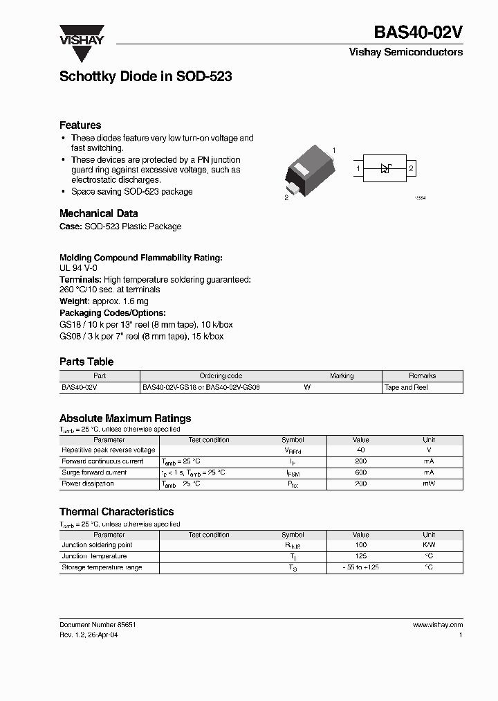 BAS40-02V_22330.PDF Datasheet