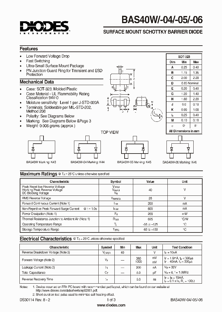 BAS40W-04_22369.PDF Datasheet