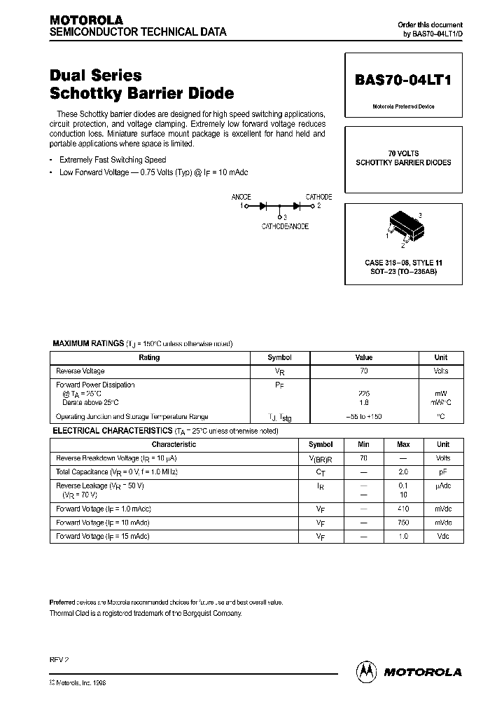 BAS70-04LT1_108134.PDF Datasheet