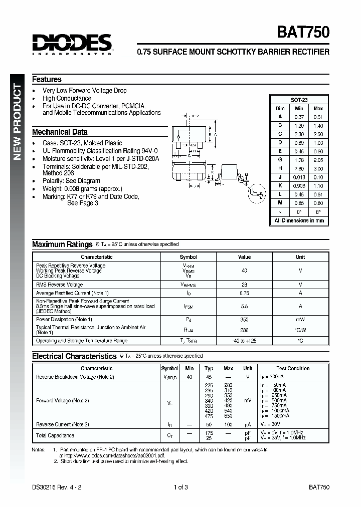 BAT750_74537.PDF Datasheet