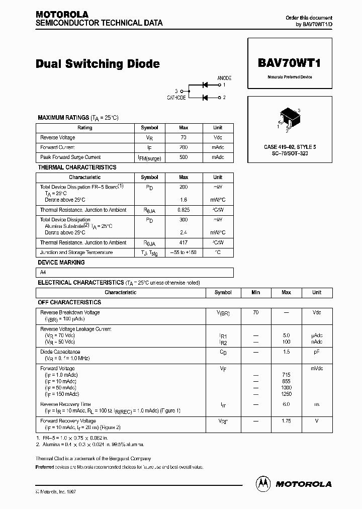 BAV70WT1_132424.PDF Datasheet