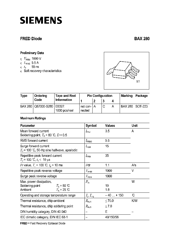 BAX280_46540.PDF Datasheet