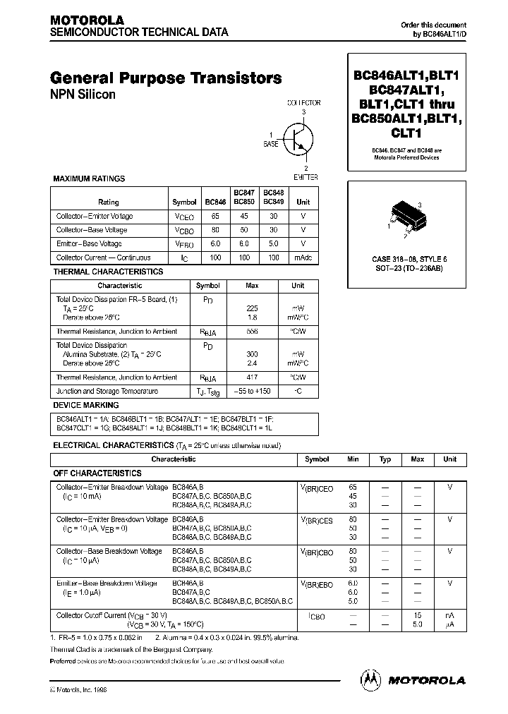 BC847ALT1_40113.PDF Datasheet