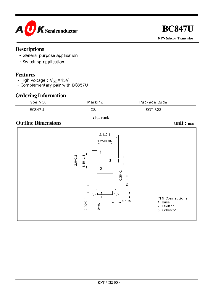 BC847U_40148.PDF Datasheet