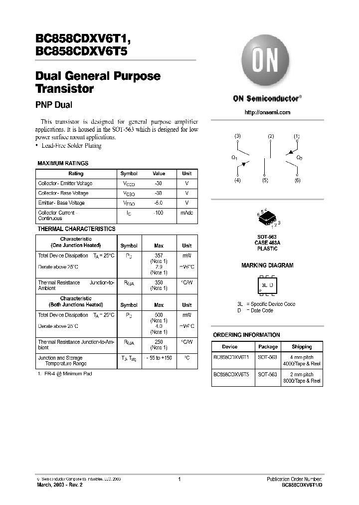 BC858CDXV6_166904.PDF Datasheet
