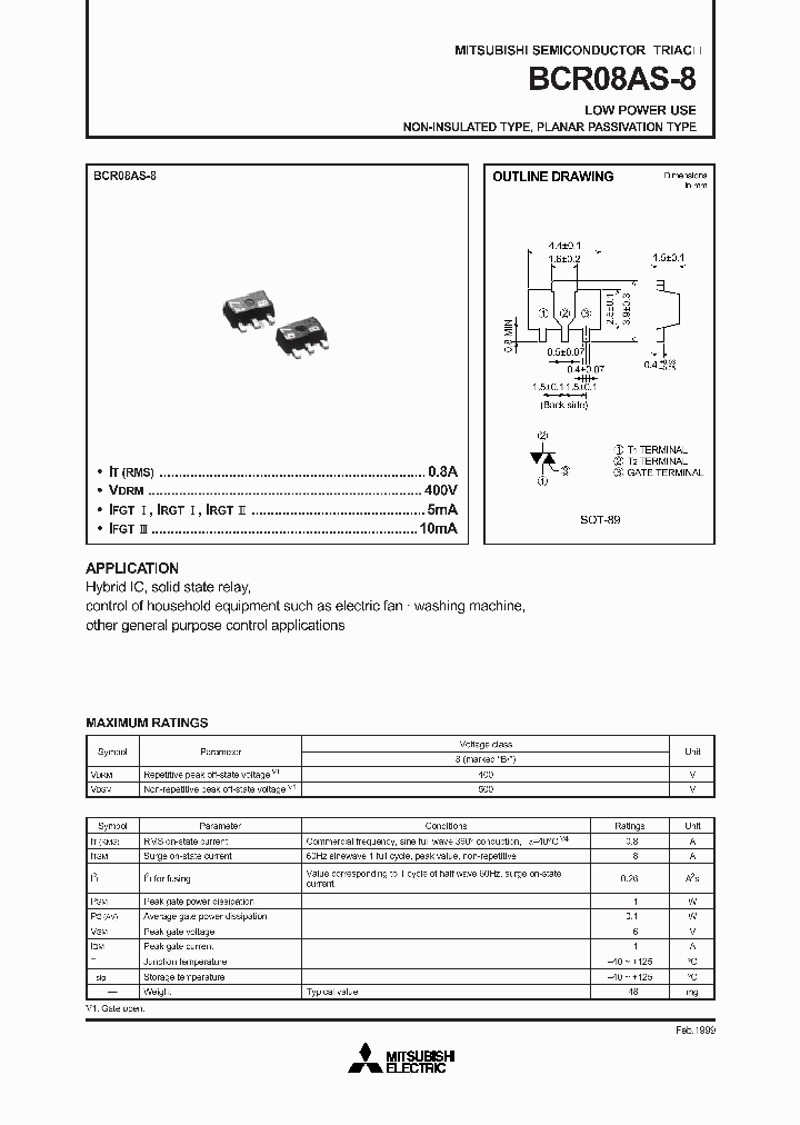 BCR08AS-8_140109.PDF Datasheet