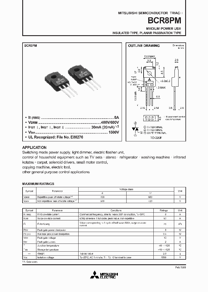 BCR8PM_192674.PDF Datasheet