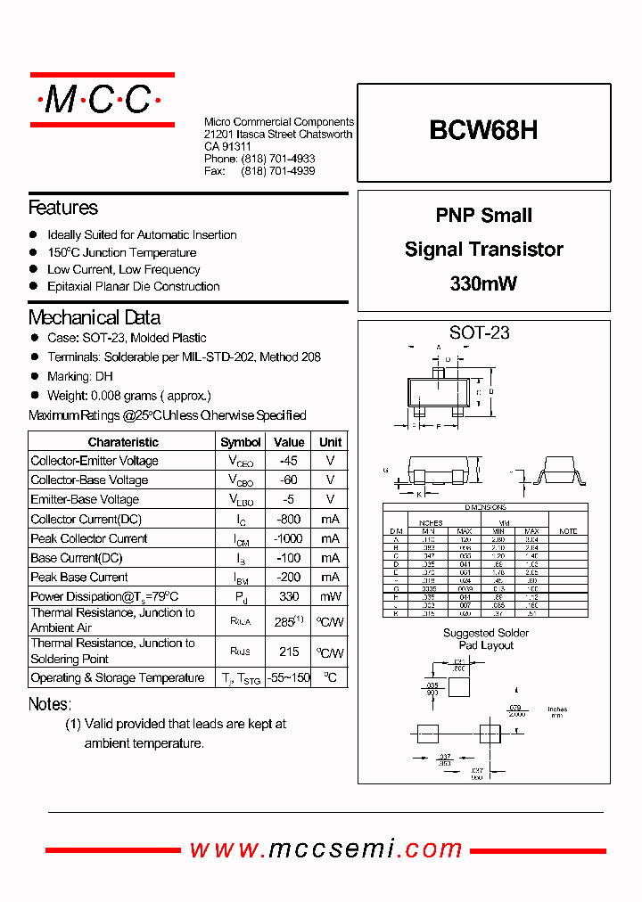 BCW68H_158316.PDF Datasheet