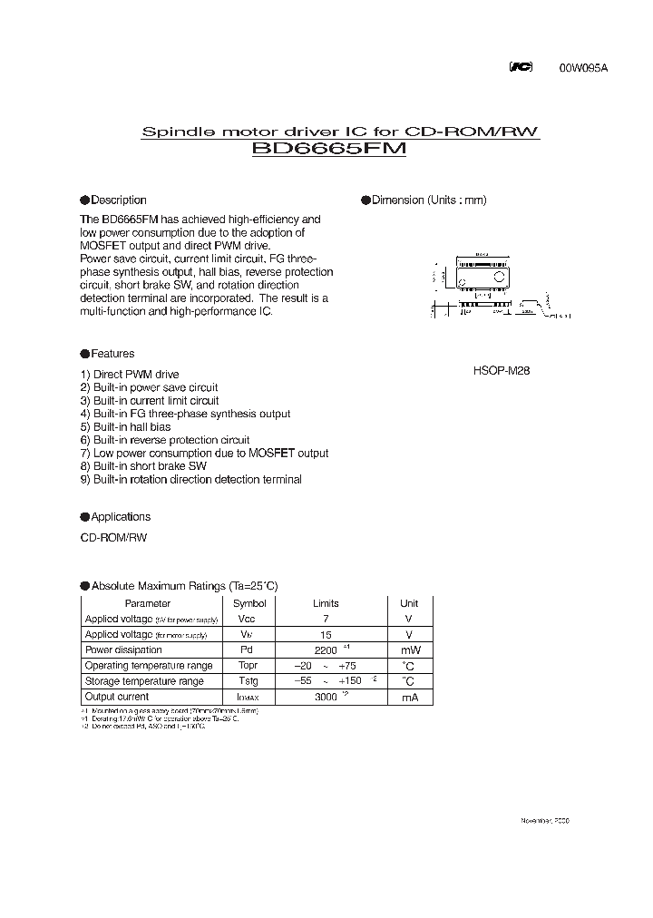 BD6665FM_39803.PDF Datasheet