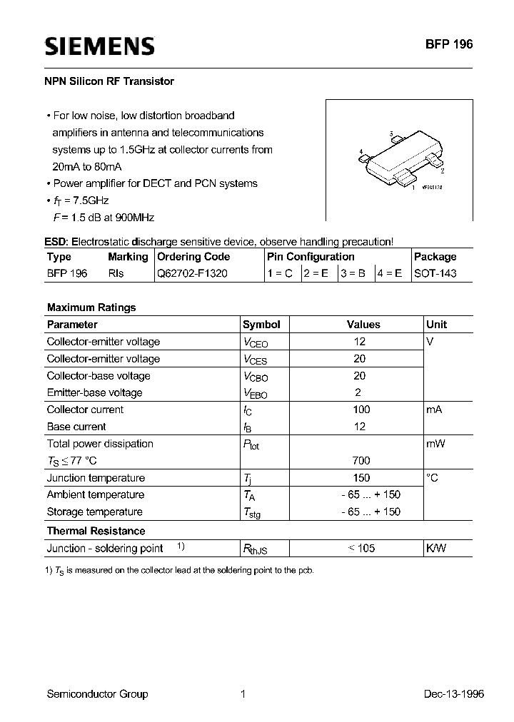 BFP196_133529.PDF Datasheet