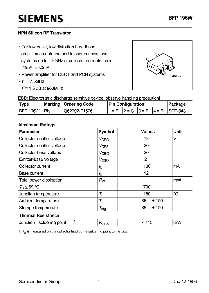 BFP196W_133530.PDF Datasheet