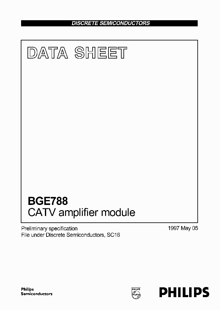 BGE788_192764.PDF Datasheet